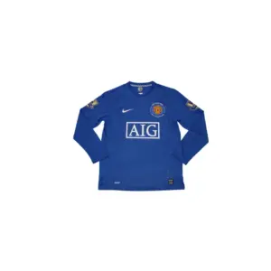Camiseta Retro Manchester United 2008/09 Manga Larga